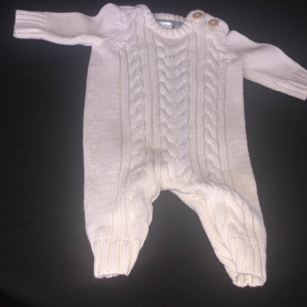 Cable Knit Sweater One Piece